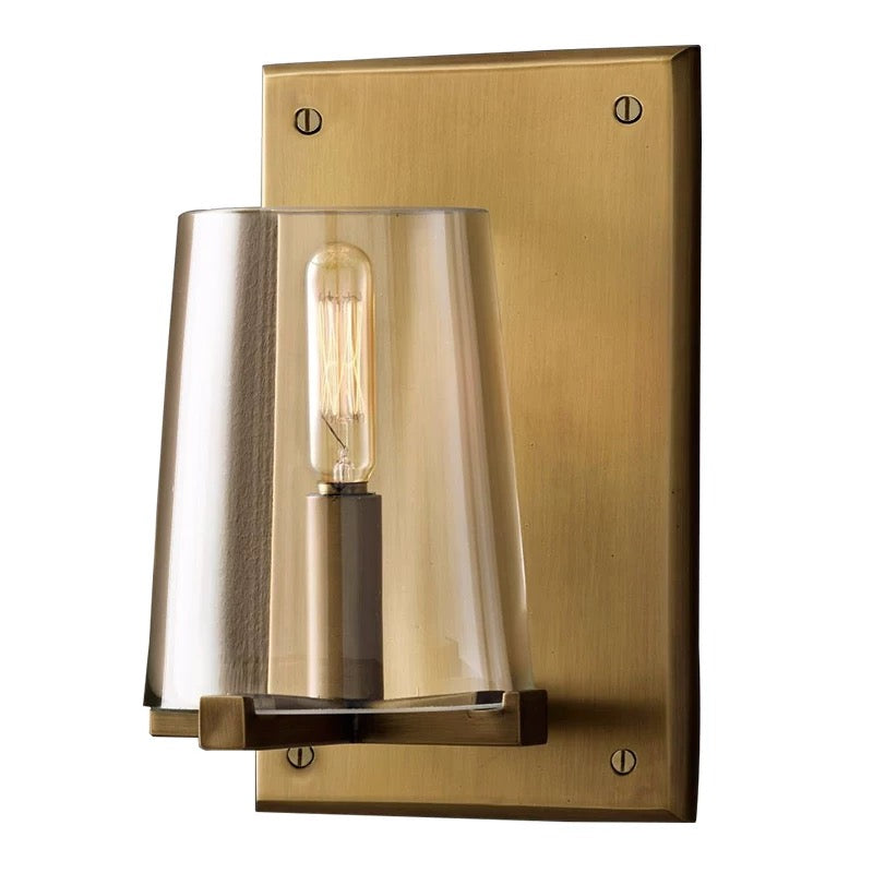 Brass Glass Wall Sconce | Design Clhg8250