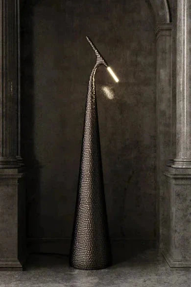 Luxury Modern Floor Lamp – Abstract Bronze Design Artistic Statement Lighting for Contemporary Interiors - Lamps