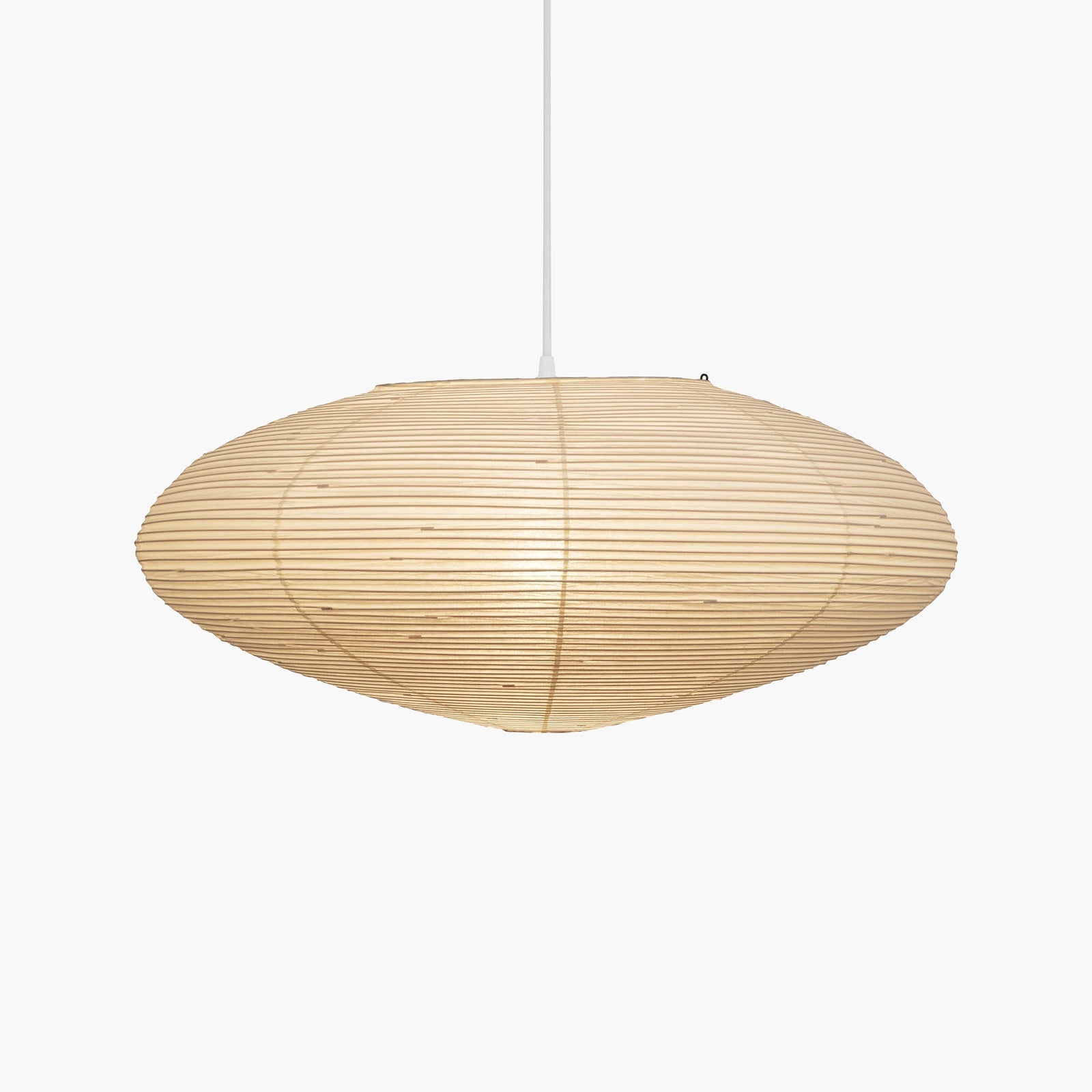 Akari 21a Paper Lantern Lamp - Modern Japandi Oval - Pendant Lamps