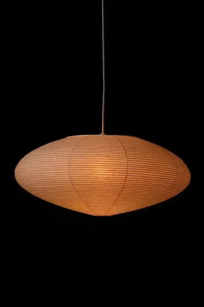 Akari 21a Paper Lantern Lamp - Modern Japandi Oval - Pendant Lamps