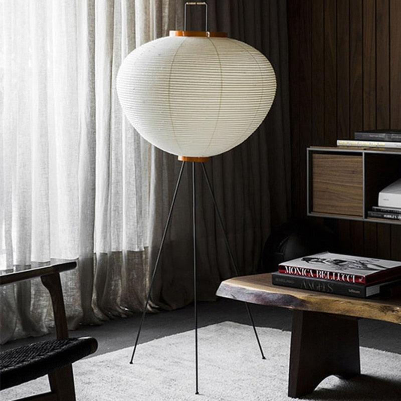 Noguchi Lamp | Akari 10a | Tripod Floor for Living Room | Casalola - Minimalist Floor Lamps