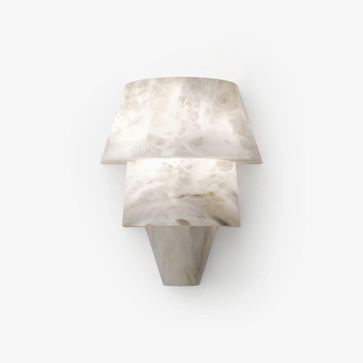 Luxurious Marble Wall Light 37x40cm Warm Led Lighting - Modern Sconces