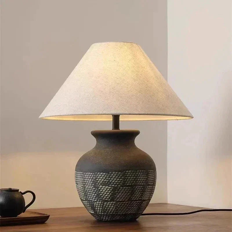 Luxury Ceramic Table Lamp Modern Minimalism Interior Bedside Lamps - Minimalist Wall Lamps