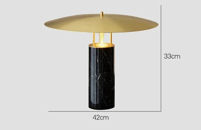 Nordic Designer Retro Cave Stone Led Marble Table Lamp | Modern Minimalist | Perfect for Living Room Study Bedroom