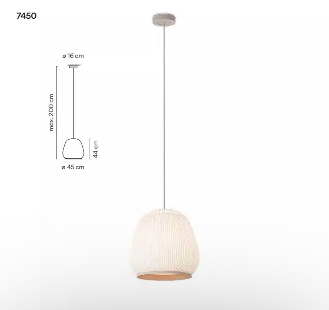 Ecru Knitting Fabric Pendant Lamp for Living Room Bedroom Restaurants - Lamps