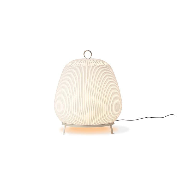 Ecru Knitting Fabric Pendant Lamp for Living Room Bedroom Restaurants - Minimalist Table Lamps