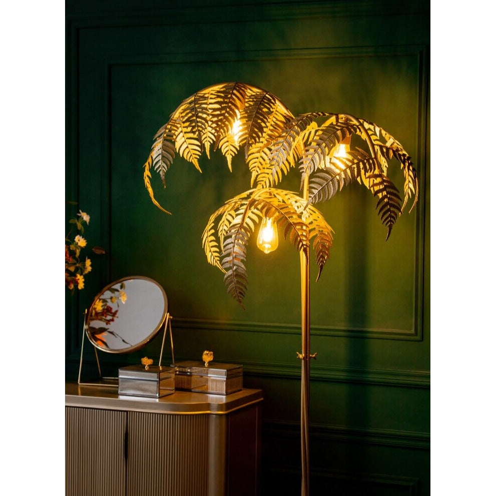 Luxury Floor Lamp | Palm Tree | 70 Inches Tall | Hollywood Regency Lighting for Living - Unique Lamps