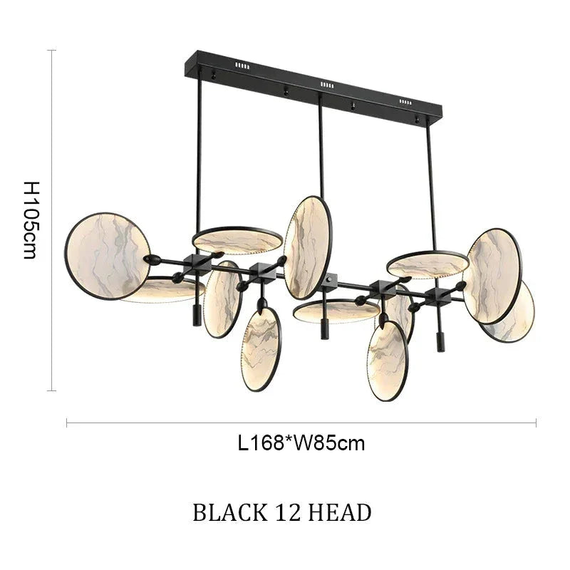 Luxury Marble Ceiling Lamp for Dining Room Kitchen Living - Semi-flush Mounts