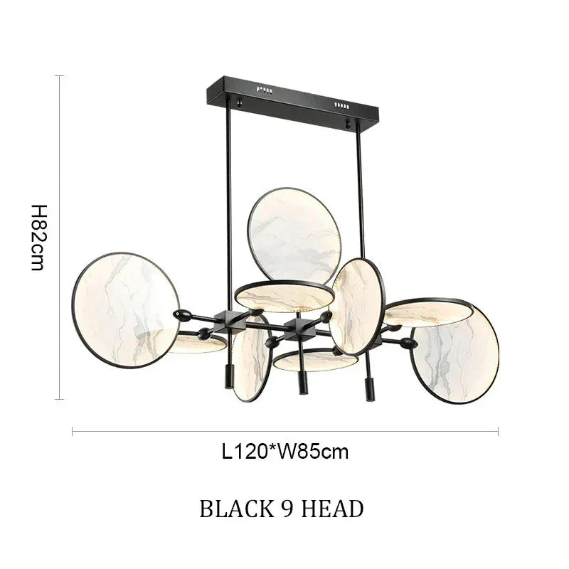 Luxury Marble Ceiling Lamp for Dining Room Kitchen Living - Semi-flush Mounts