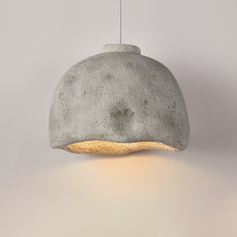 Modern Minimalism Pendant Lamps – Textured Ceramic Hanging Lights for Contemporary Interiors - Lamps