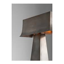 Industrial Stainless Steel Table Lamp – Modern Minimalist Lighting for Office or Living Room - Lamps