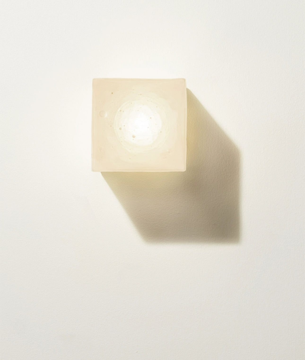 Minimalism Square Wall Lamp - Modern Glass & Iron 15x15 Cm - Minimalist Lamps