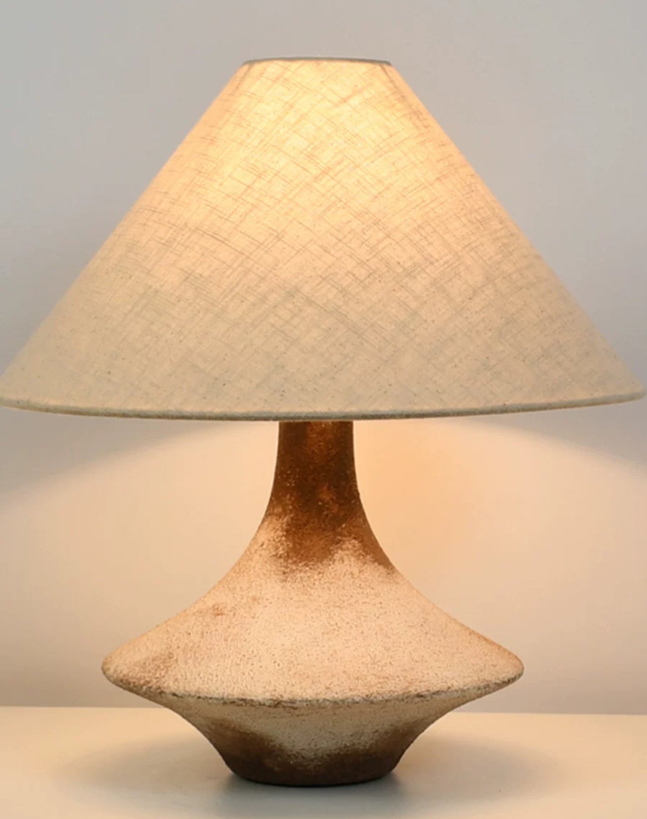 Wabi-sabi Table Lamp - Rustic Japandi Decor - Minimalist Lamps