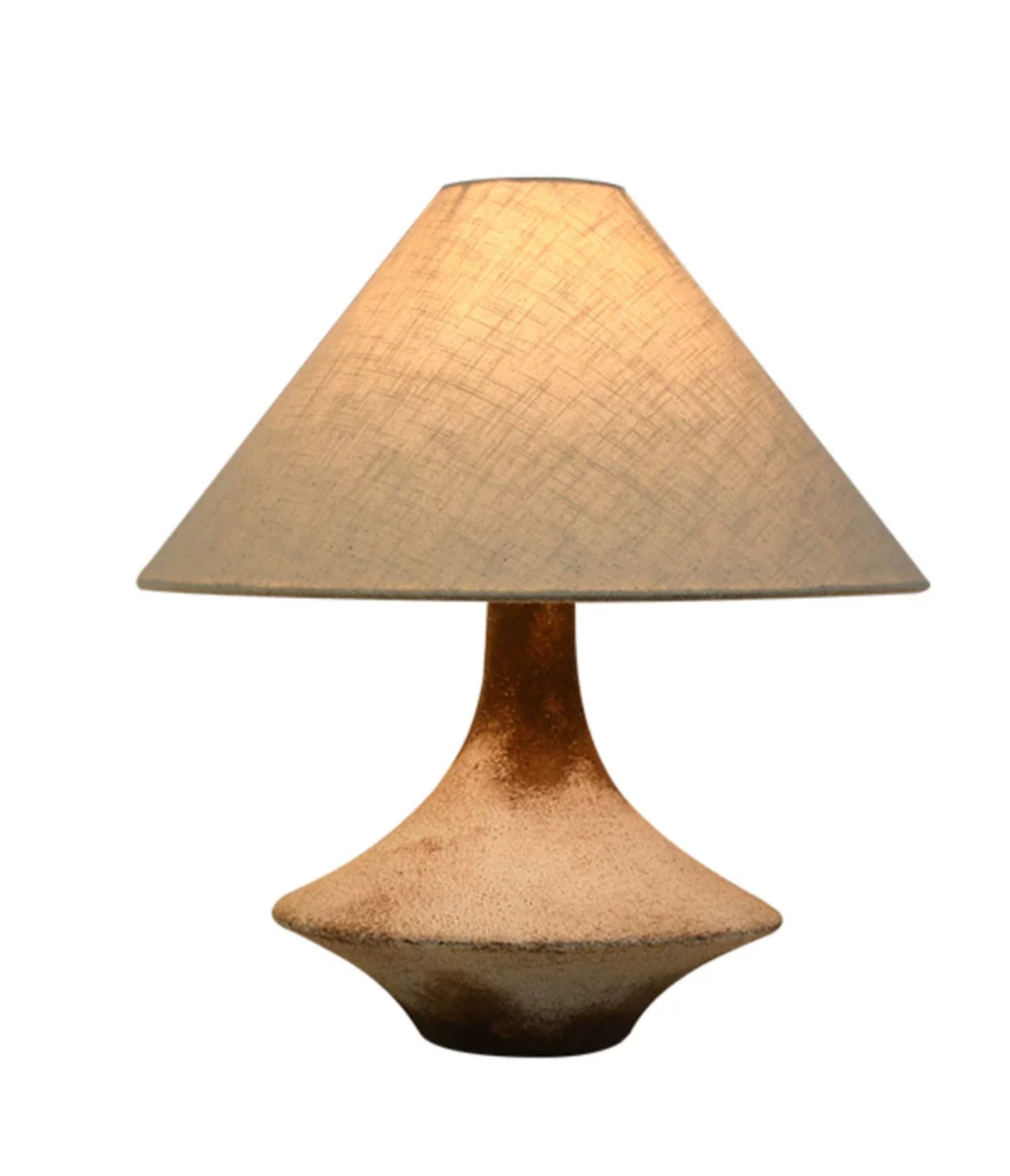 Wabi-sabi Table Lamp - Rustic Japandi Decor - Minimalist Lamps