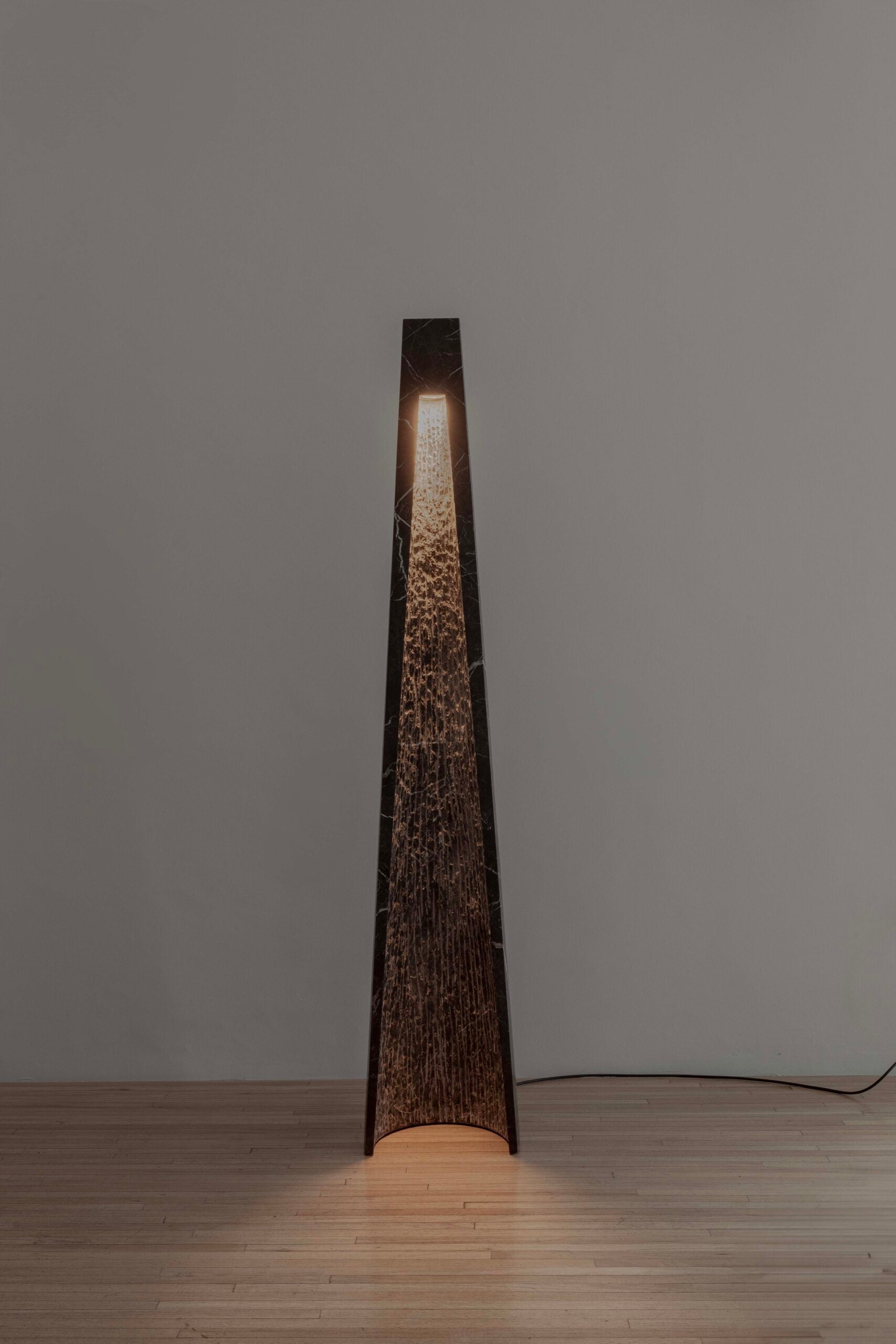 Luxurious Marble-effect Led Floor Lamp - 165cm Height Energy Efficient - Modern Lamps