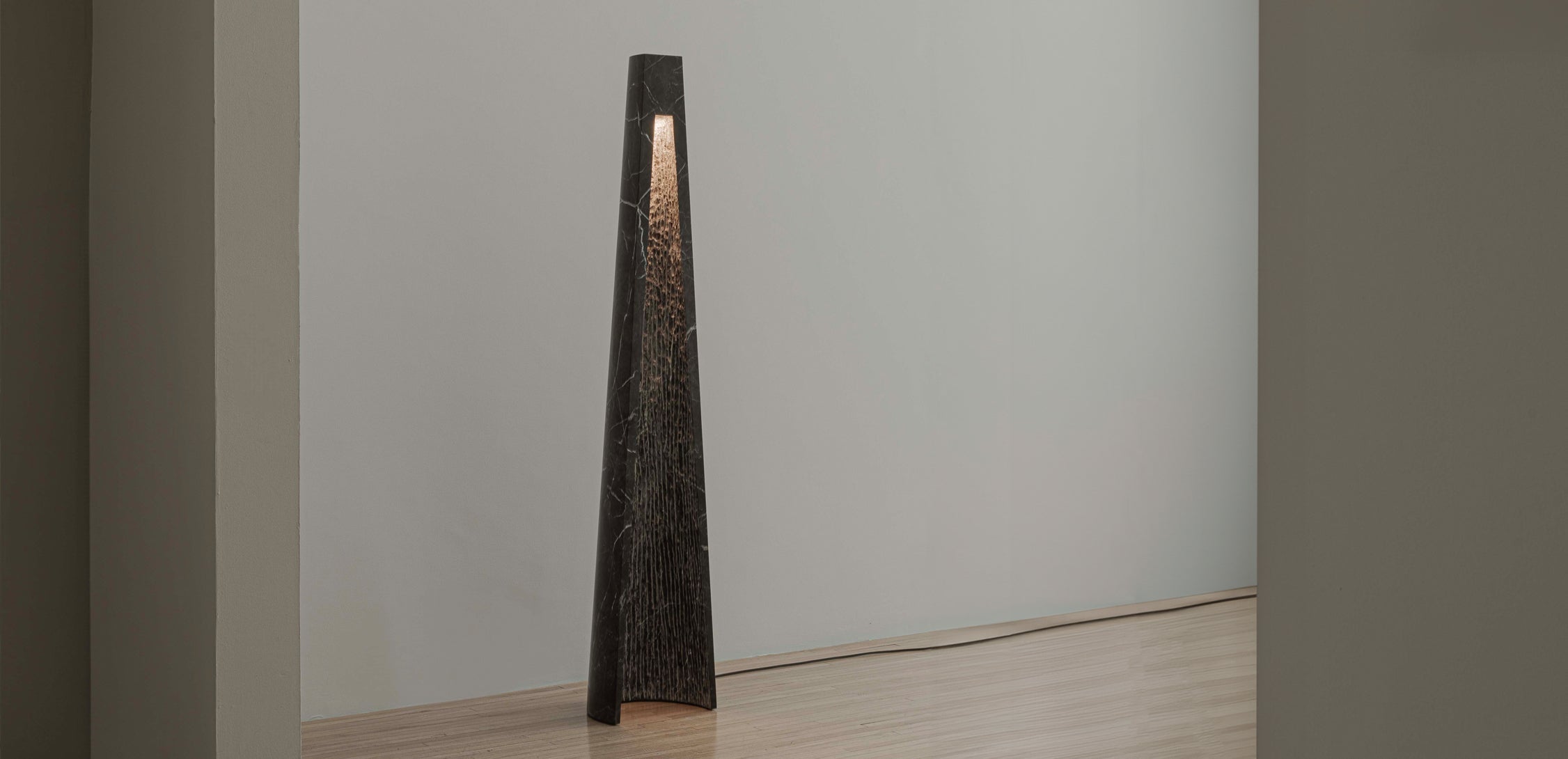 Luxurious Marble-effect Led Floor Lamp - 165cm Height Energy Efficient - Modern Lamps