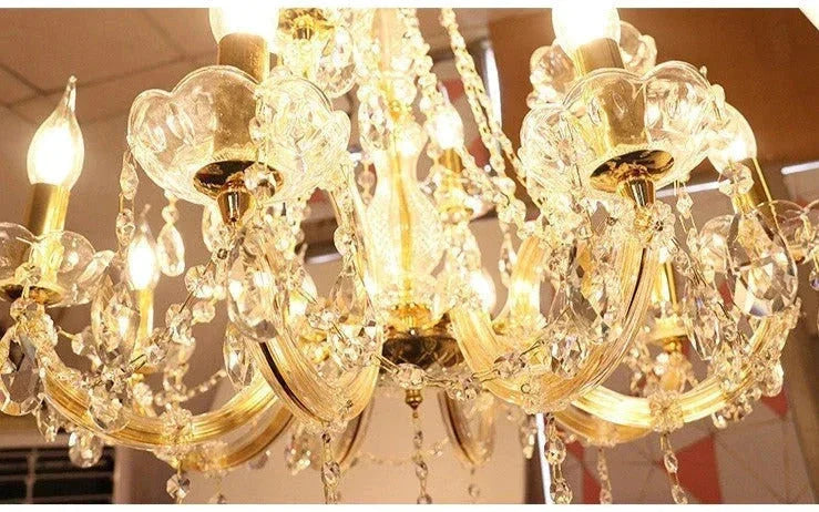 Giraffe Wall Lamp with Crystal Mary Therese Chandelier | Luxury Sconces for Elegant Spaces - Modern