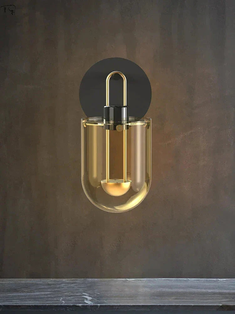 Minimalist Led Wall Lamp Bedside Sconce for Living Room - Lamps