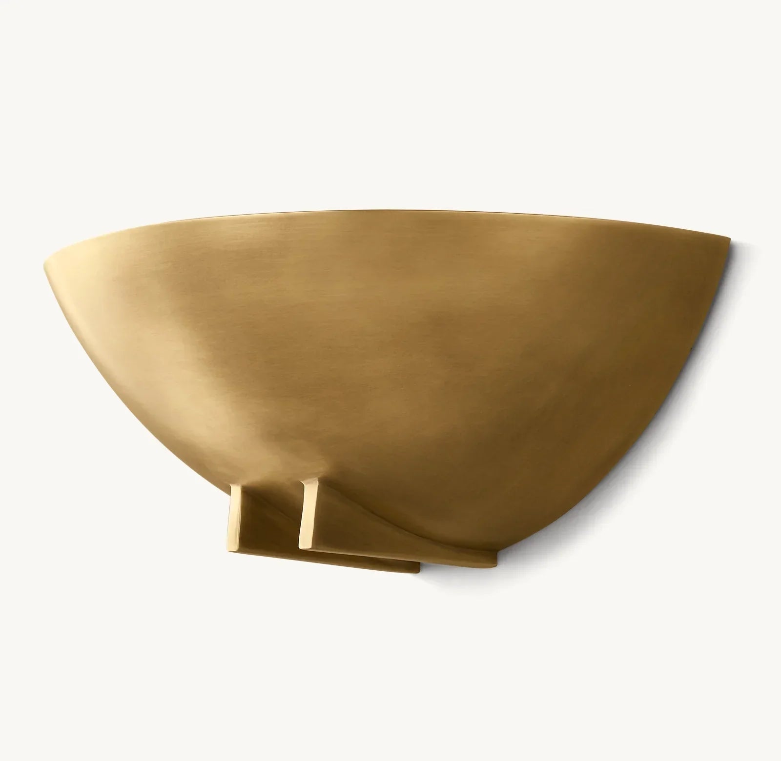 Modern Brass Bowl Wall Sconce for Living Room or Hallway - Sconces