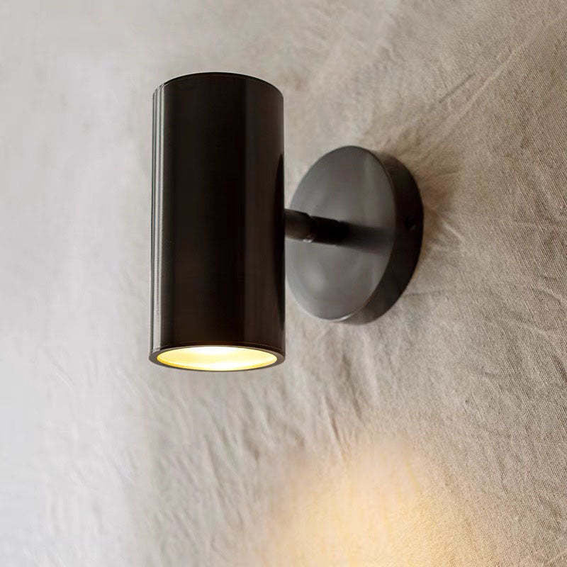 Modern Copper Led Wall Sconce – Dual Light Fixture in Bronze or Black for Indoor and Outdoor Spaces - Sconces