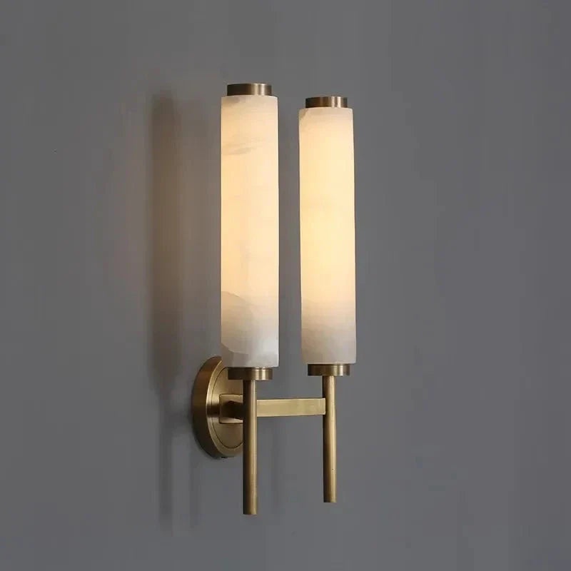 Modern Marble Wall Light Luxury Sconces for Living Room Bedside Lamps Hotels Halls