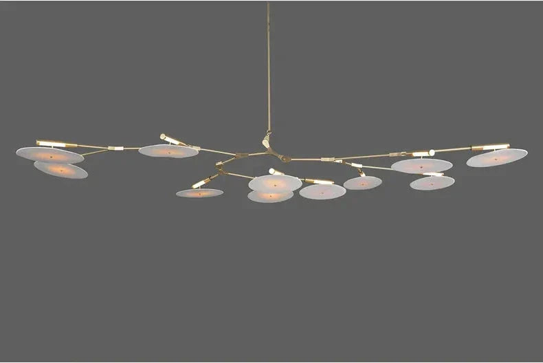 Modern Ufo Chandelier | Contemporary Ceiling Lamp for Living Room Dining Kitchen Island - Semi-flush Mounts