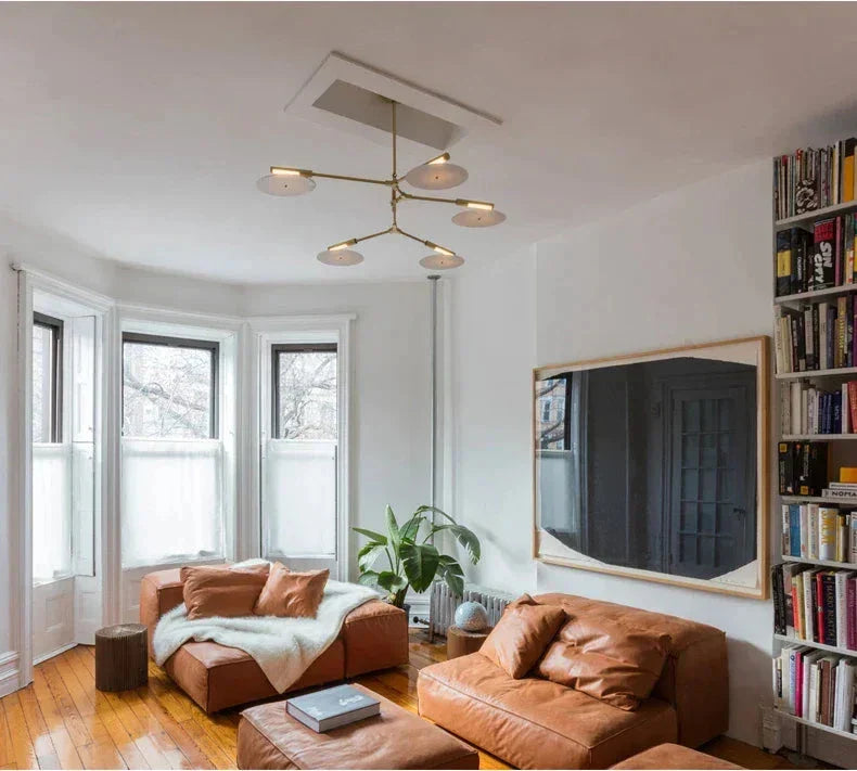 Modern Ufo Chandelier | Contemporary Ceiling Lamp for Living Room Dining Kitchen Island - Semi-flush Mounts