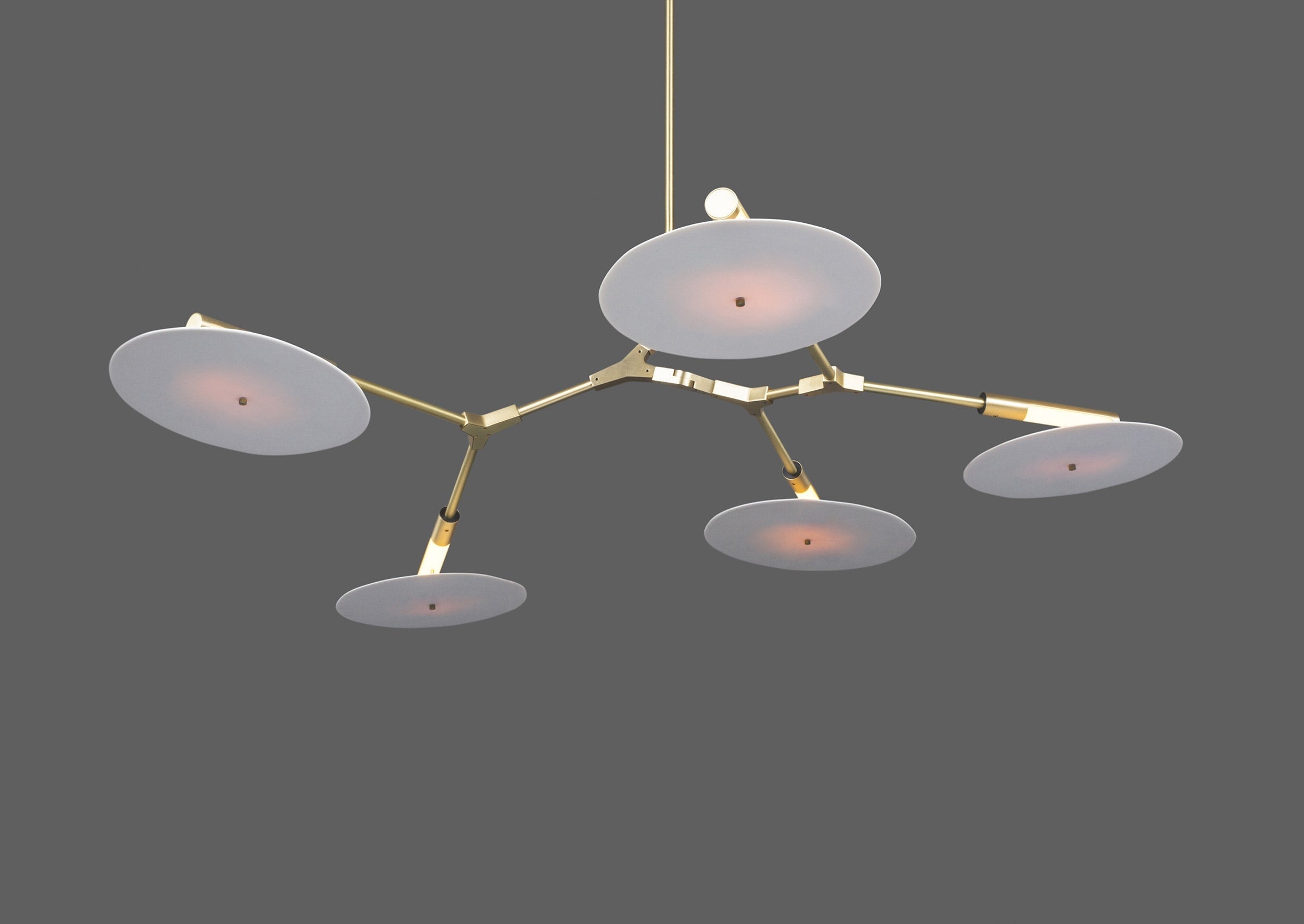 Modern Ufo Chandelier | Contemporary Ceiling Lamp for Living Room Dining Kitchen Island - Semi-flush Mounts