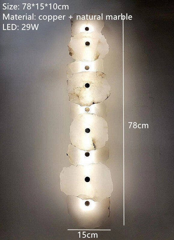 Luxury Wall Sconces | Marble Lamp for Living Room Bedroom | Casalola - Modern