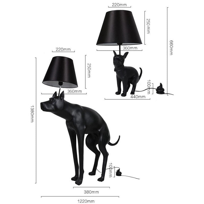 Good Boy Lamp | Black Lamps | Unique | Casalola - Floor Lamps