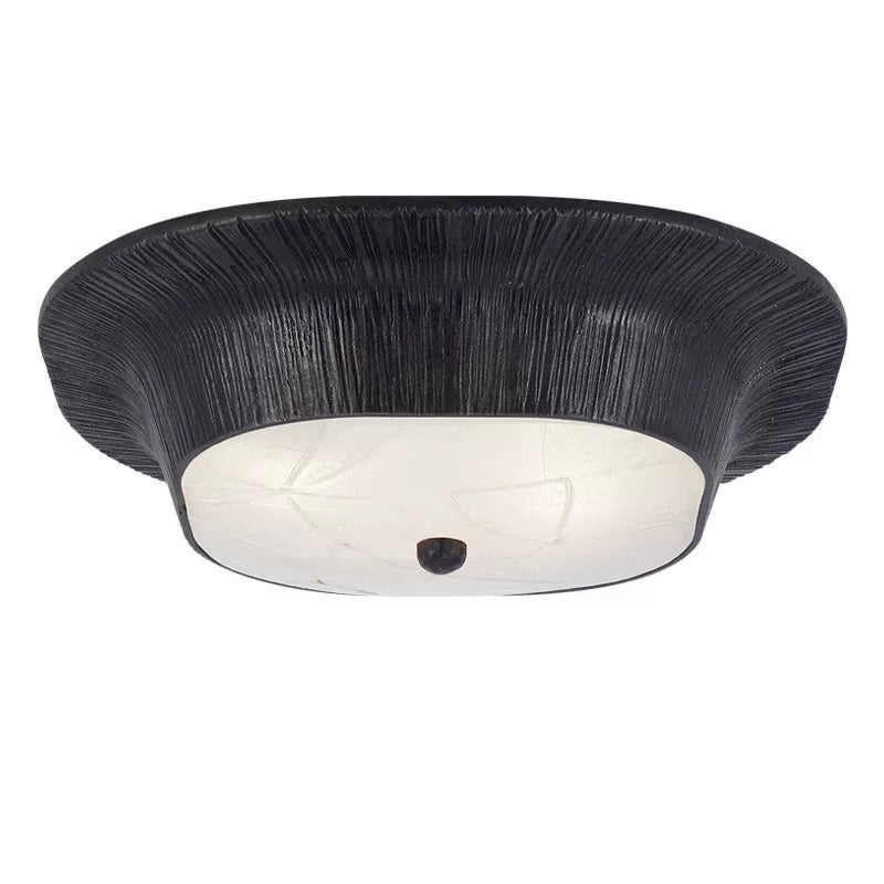 Resin Flush Mount Ceiling Light – Elegant Low-profile Fixture for Low Ceilings - Mounts