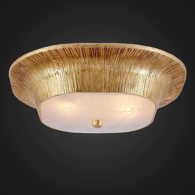 Resin Flush Mount Ceiling Light – Elegant Low-profile Fixture for Low Ceilings - Mounts