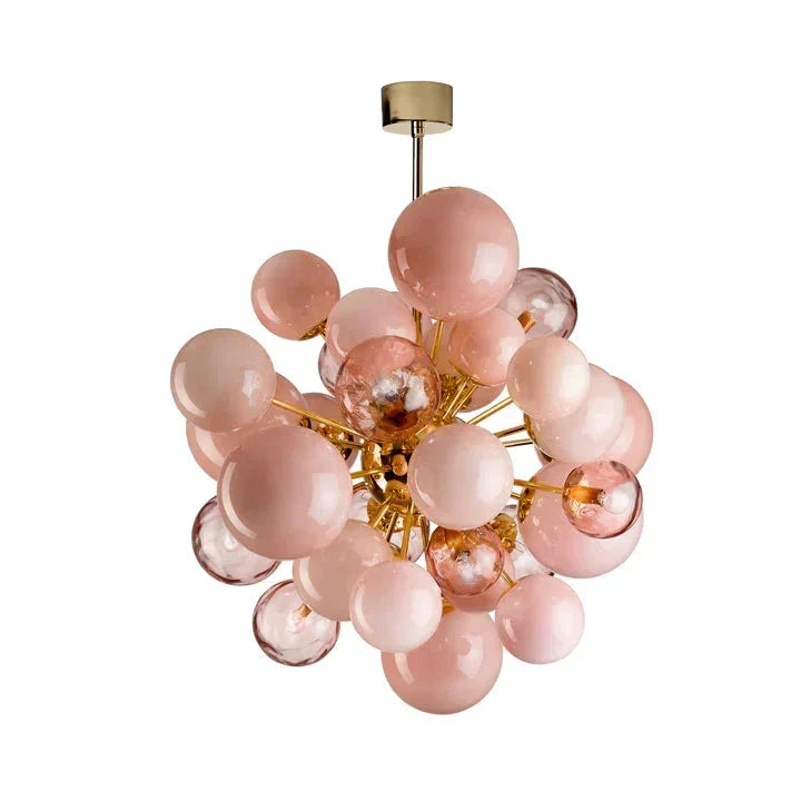 Luxurious Murano Glass Chandelier - Hollywood Glamour Ceiling Lighting for Elegant Homes - Chandeliers