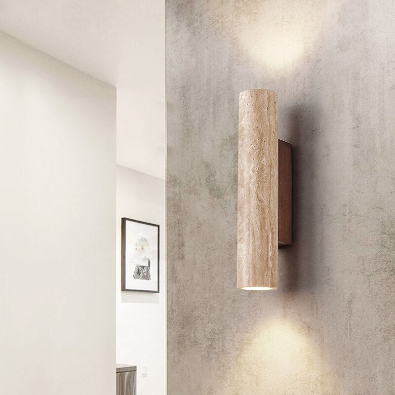 Marble Wall Sconces | Warm Minimalist Light | Taupe | Casalola - Lamps