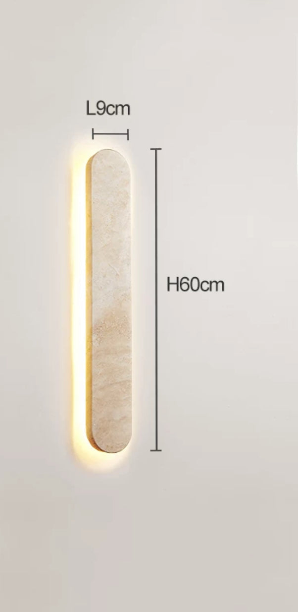 Marble Waterproof Led Wall Lamp | Wabi-sabi Minimalist Lighting for Indoor & Outdoor use - Lamps