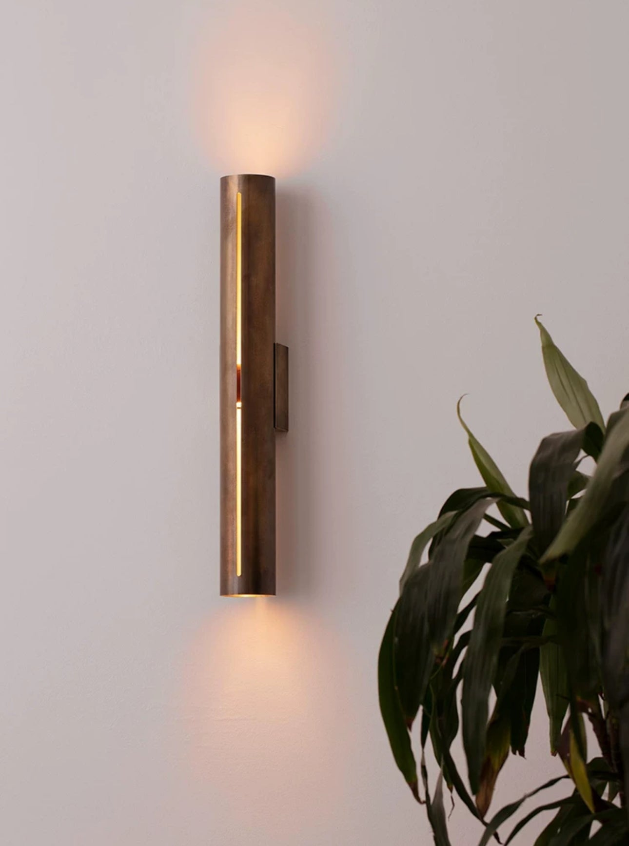 Thickened Copper Wall Lamp with Integrated Led Light for Modern Home - Sconces