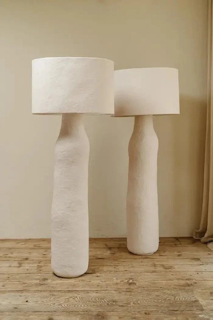 Wabi-sabi Floor Lamp | Luxury Minimalist Resin Light for Modern Interiors - Lamps