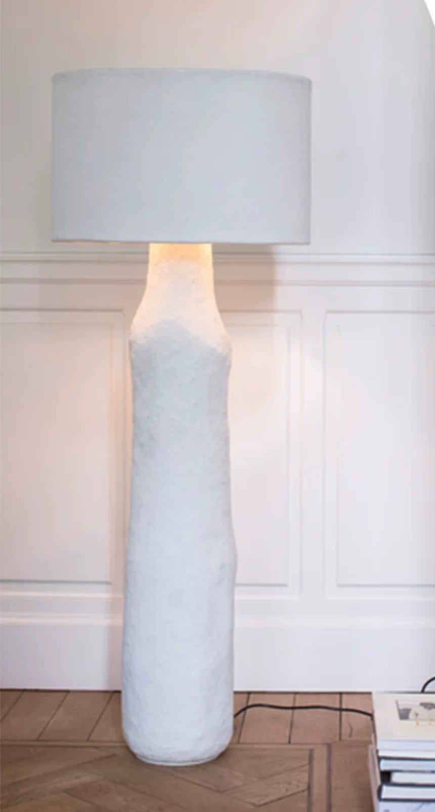 Wabi-sabi Floor Lamp | Luxury Minimalist Resin Light for Modern Interiors - Lamps