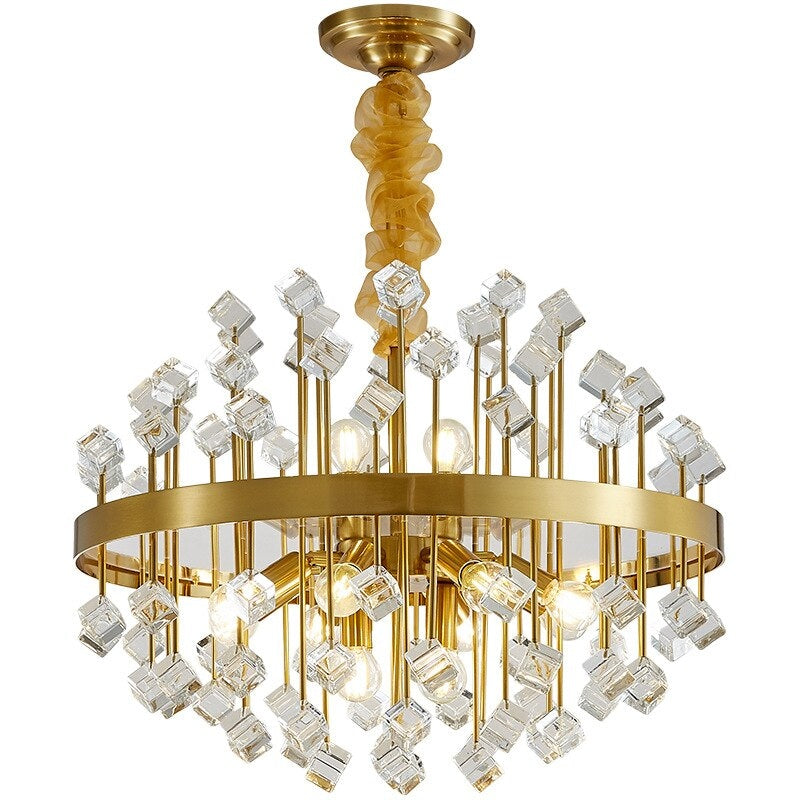 Luxury Chandelier | Colorful Crystal for Living Room Dining Hotel - Chandeliers