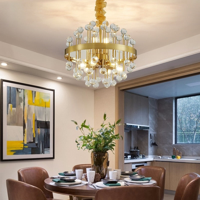 Luxury Chandelier | Colorful Crystal for Living Room Dining Hotel - Chandeliers