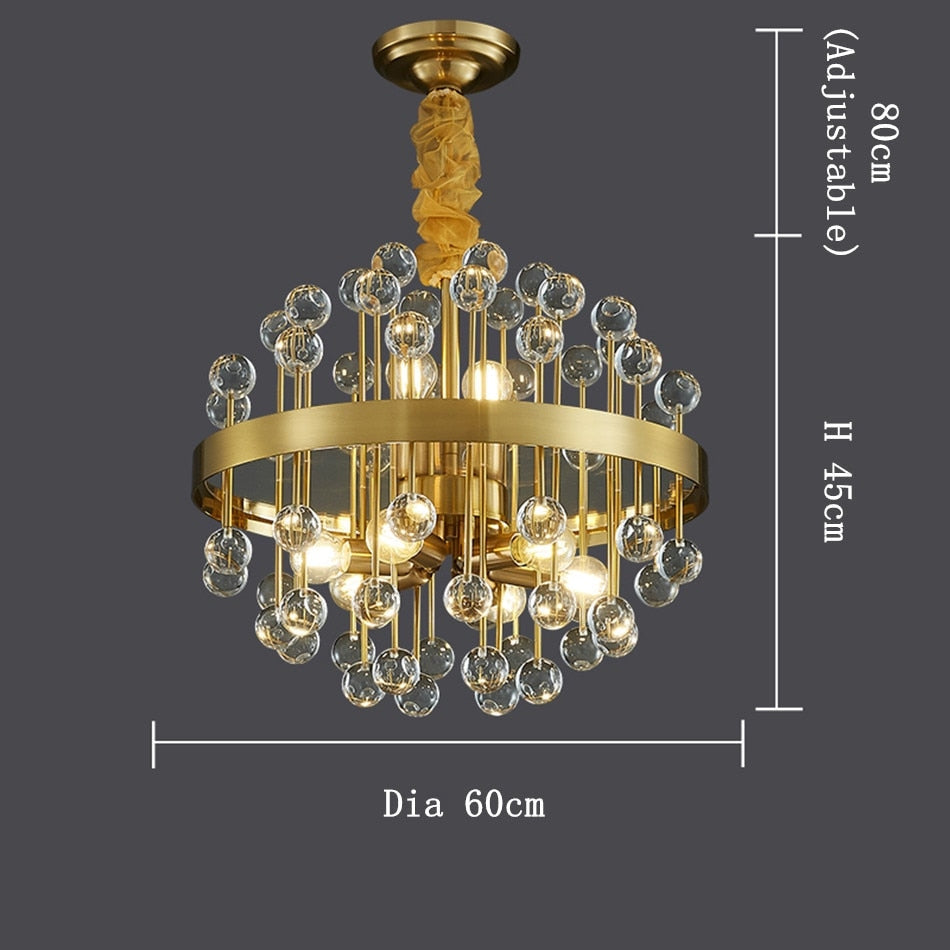 Luxury Chandelier | Colorful Crystal for Living Room Dining Hotel - Chandeliers