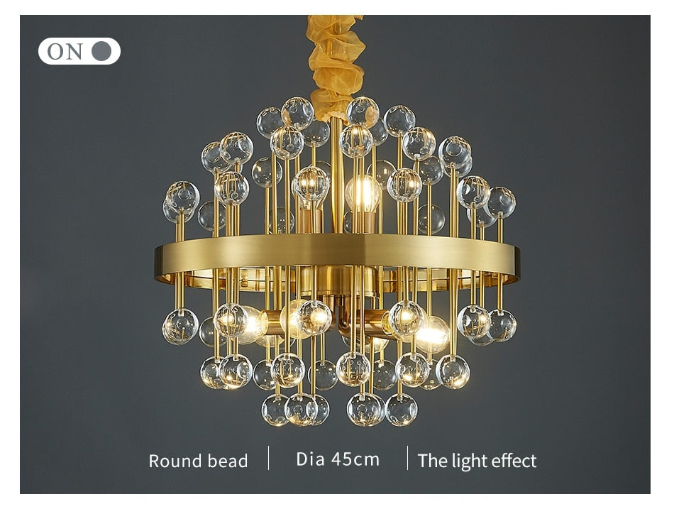 Luxury Chandelier | Colorful Crystal for Living Room Dining Hotel - Chandeliers